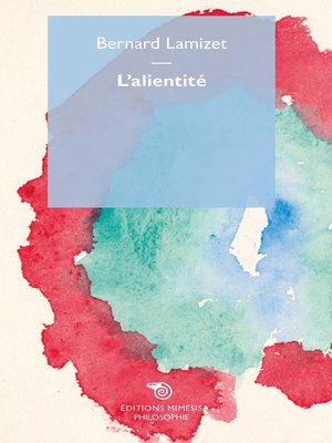 cover image of L'alientité